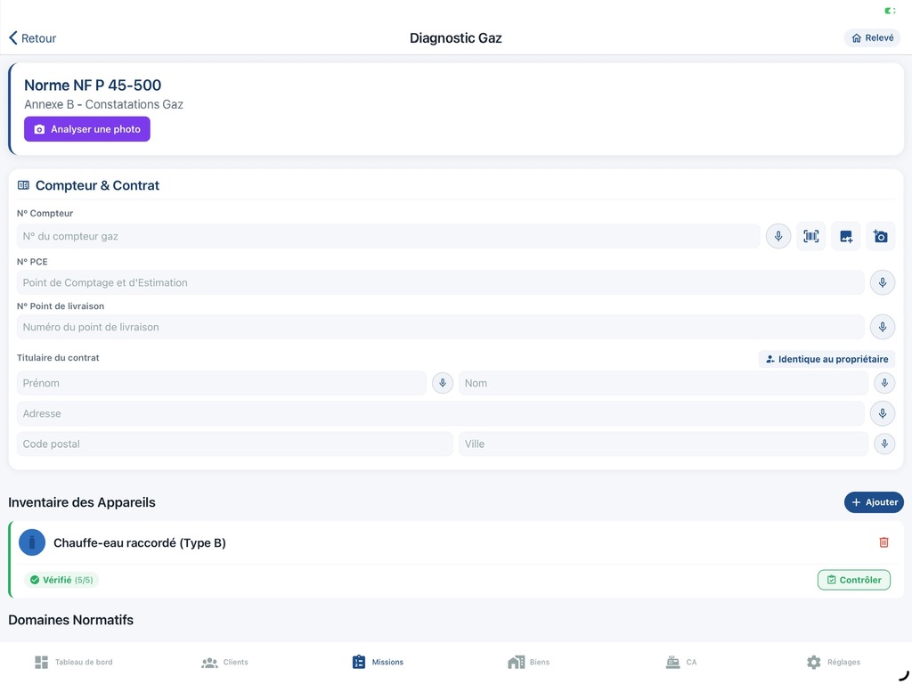 Capture d'écran DiagMobile iPad #10