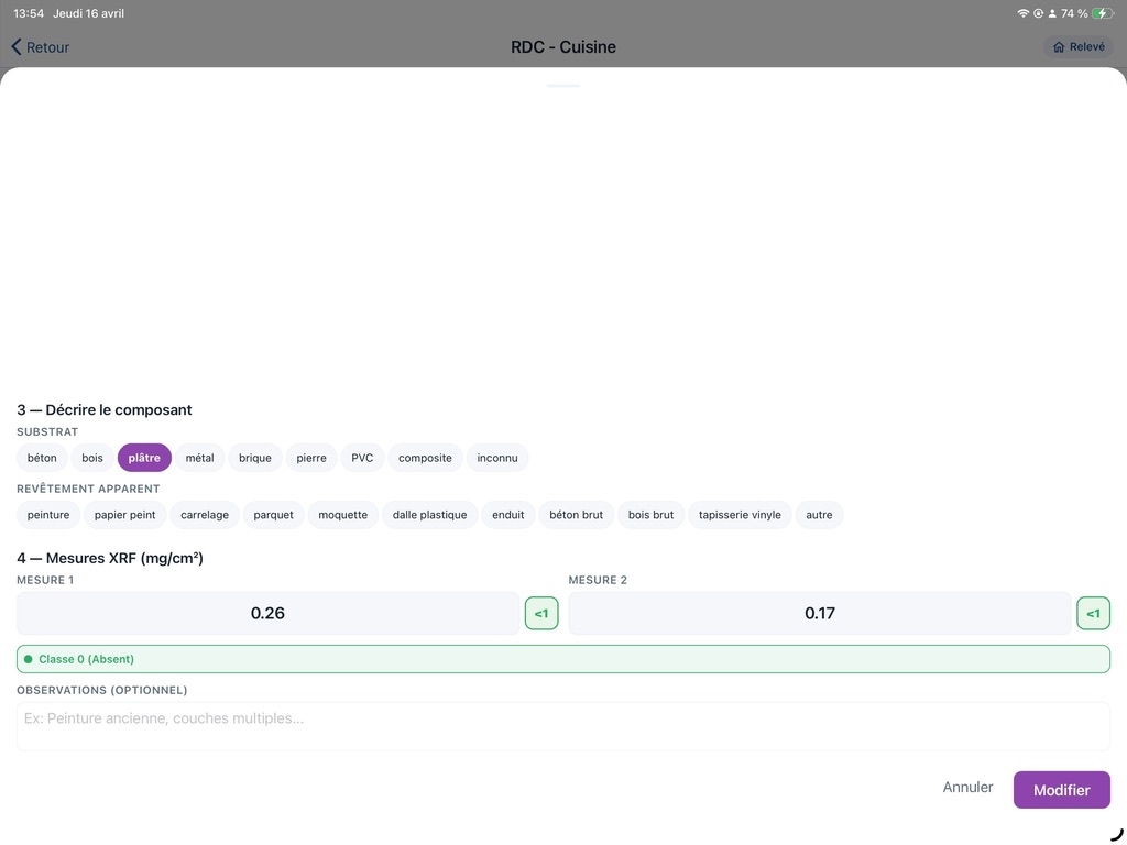 Capture d'écran DiagMobile iPad #11