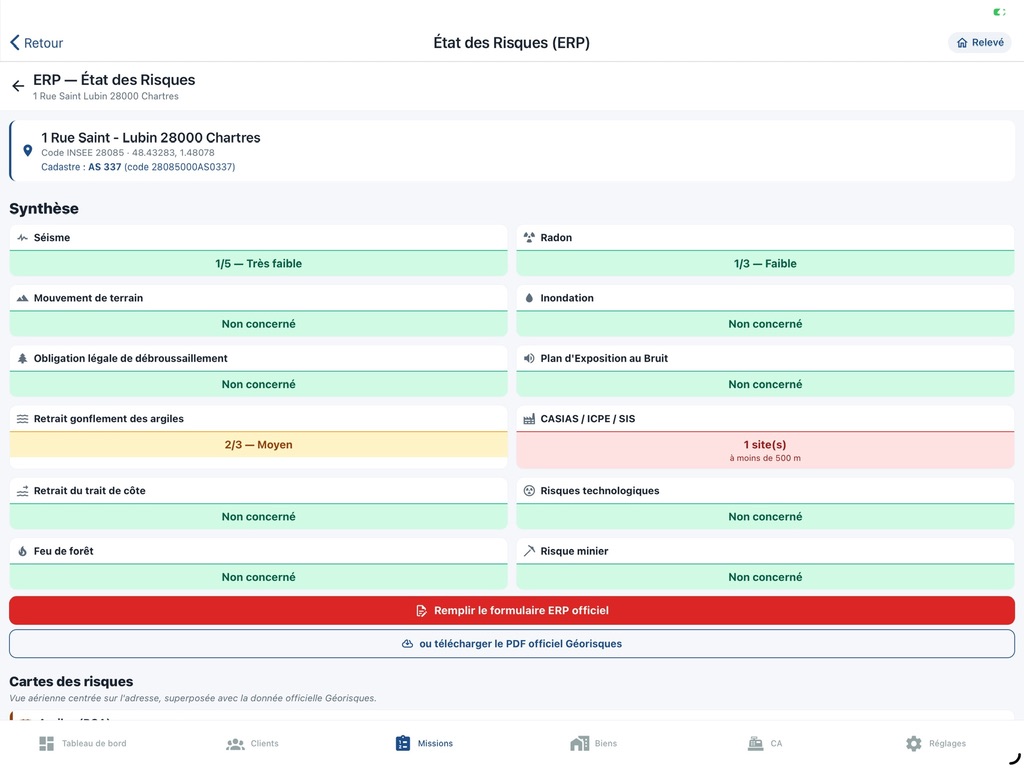 Capture d'écran DiagMobile iPad #13