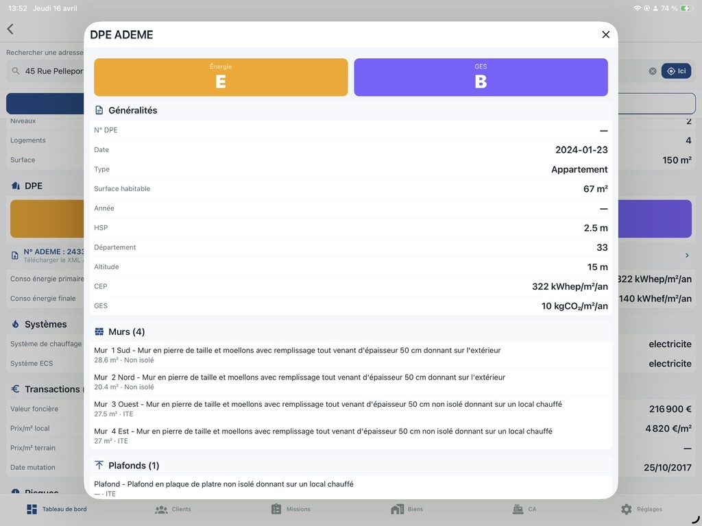 Capture d'écran DiagMobile iPad #2