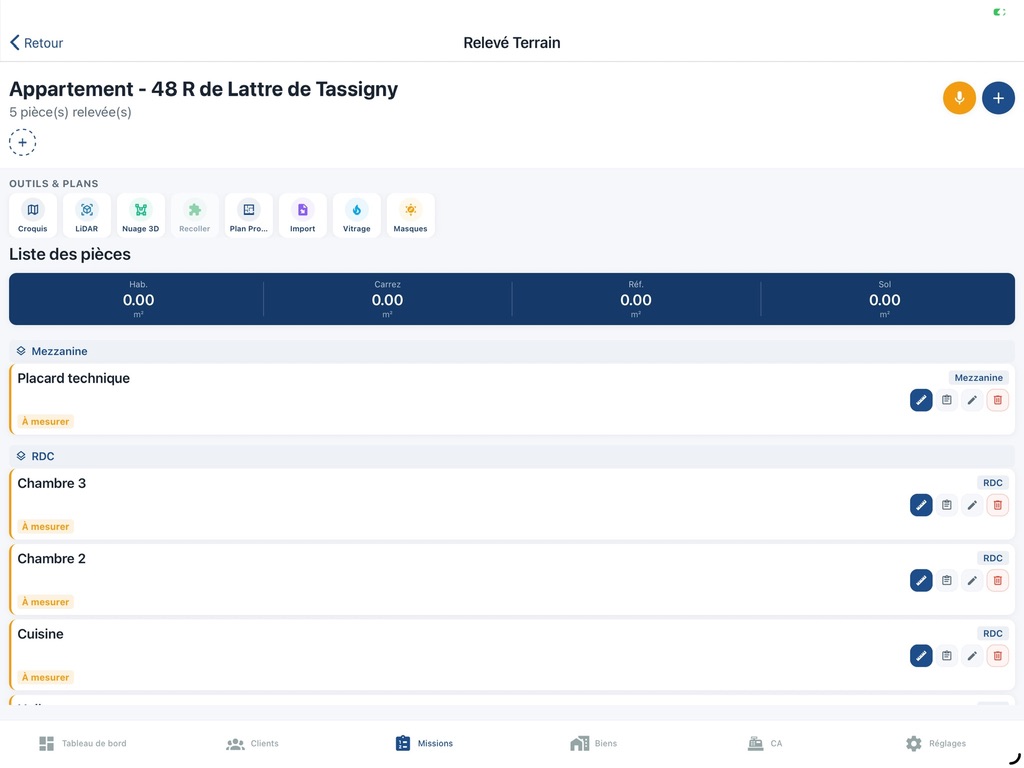 Capture d'écran DiagMobile iPad #3