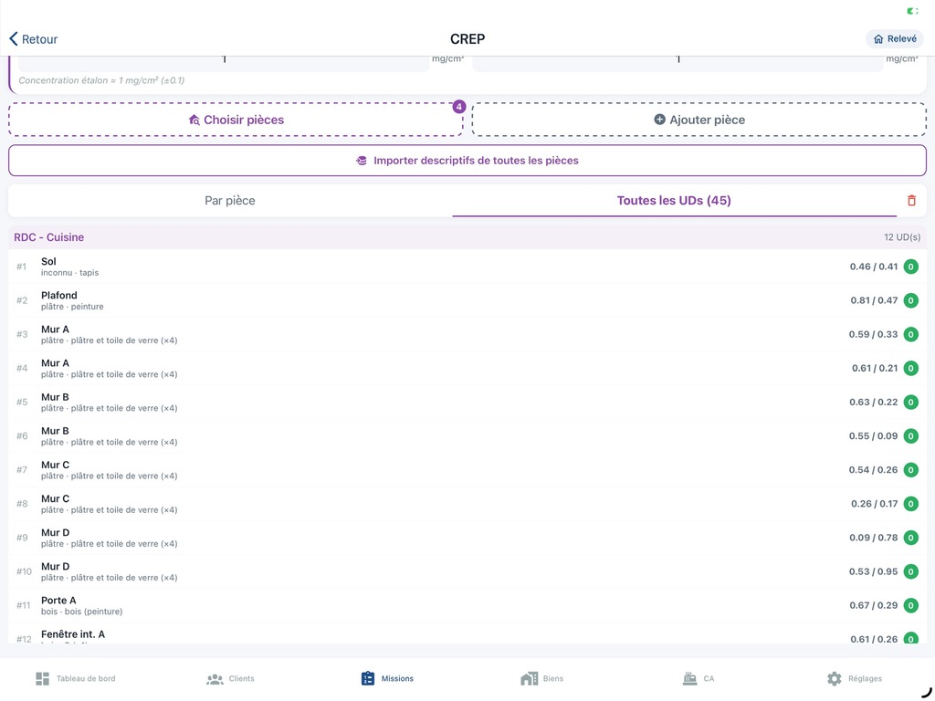 Capture d'écran DiagMobile iPad #6