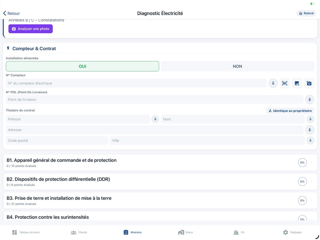 Capture d'écran DiagMobile iPad #7