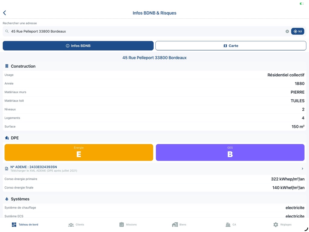Capture d'écran DiagMobile iPad #8
