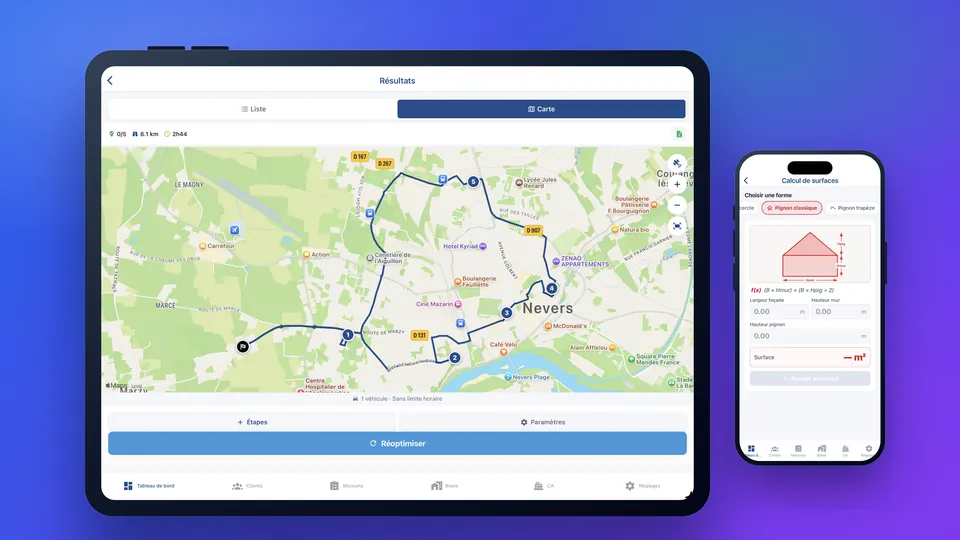 Tablette + mobile