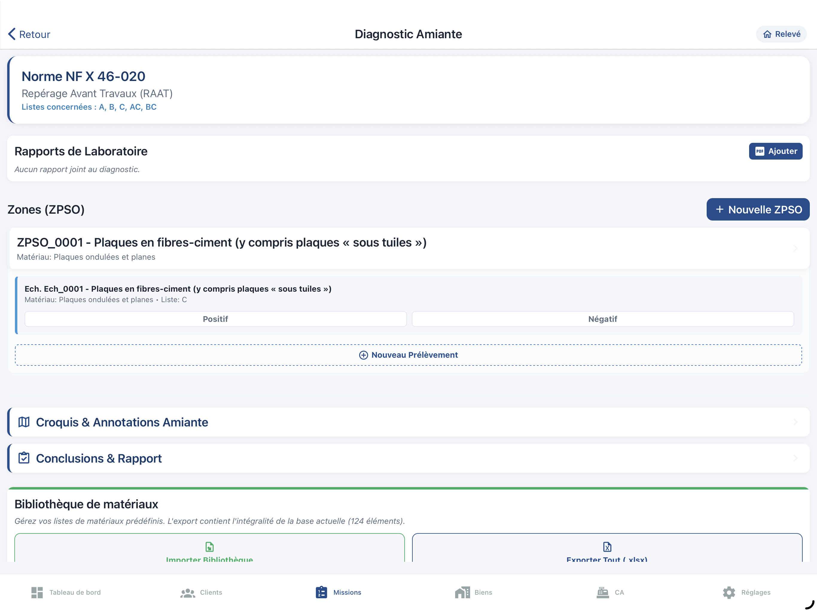 Gestion des ZPSO (Zones de Présomption de Similitude d'Ouvrage)